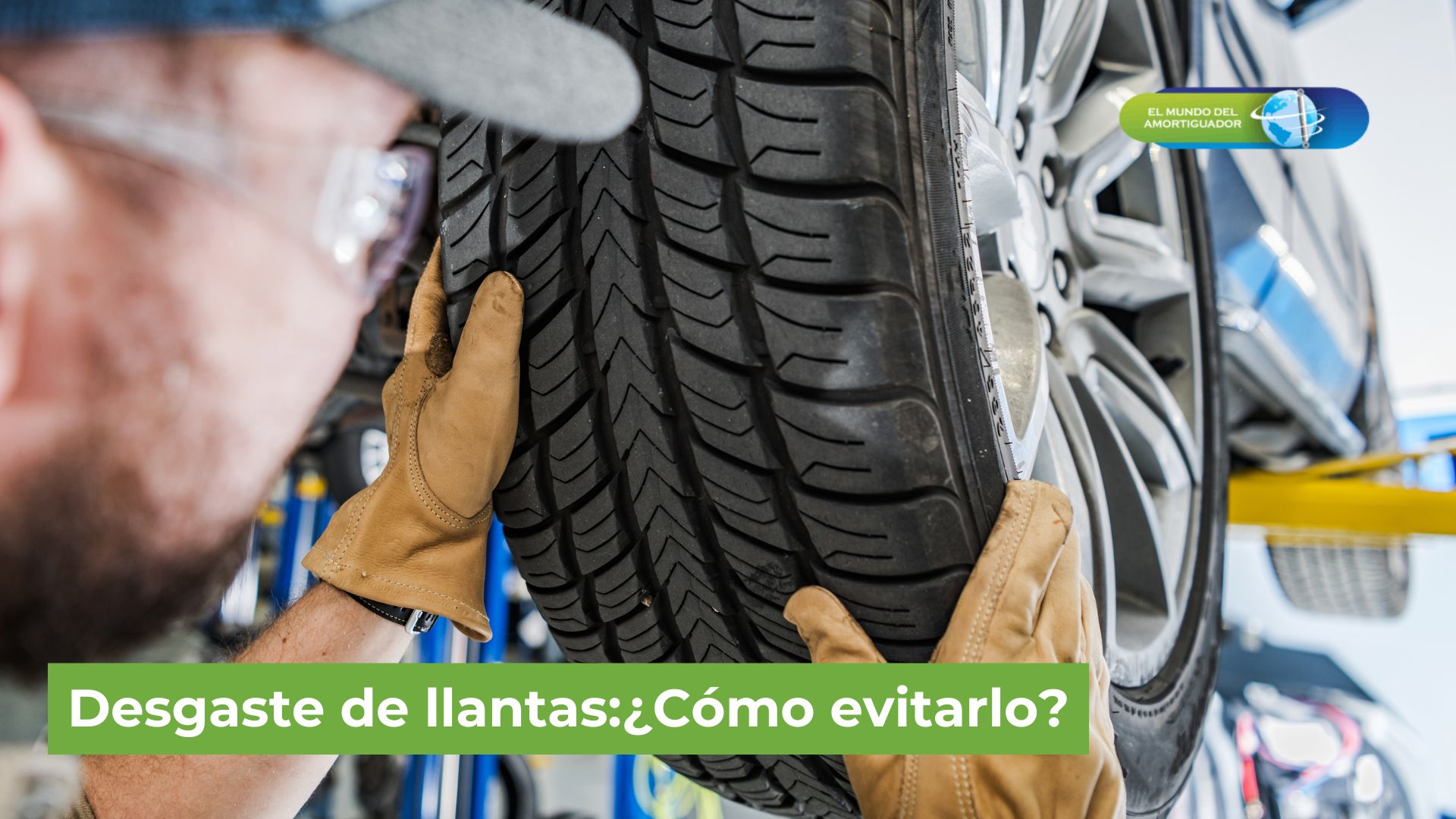 desgaste de las llantas delanteras​ y solucionarlo con emda