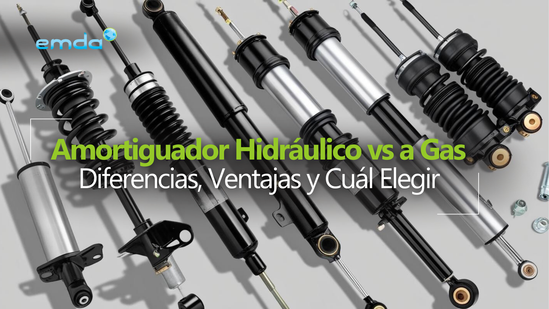 Amortiguador hidráulico vs a gas diferencias, ventajas y cuál elegir