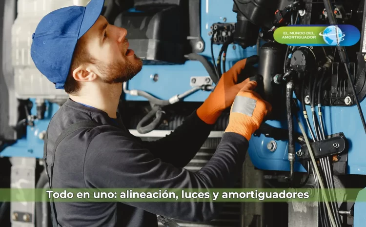  Todo en uno alineación, luces y amortiguadores